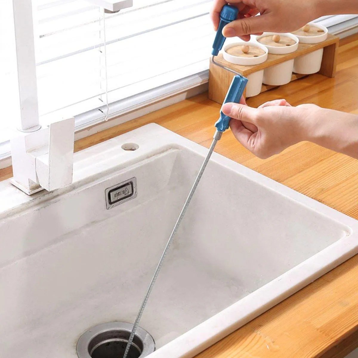 3M Drain Unclogger Multi Functional Pipe Blockage Removal Tool for Plumbing Need