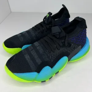 Adidas Boys Black Trae-Tlien Young 2.0 Low Top Size 5.5 Basketball Shoes