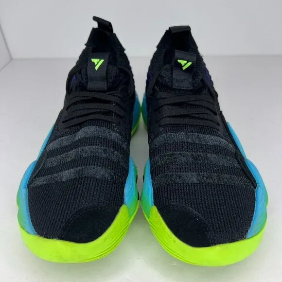 Adidas Boys Black Trae-Tlien Young 2.0 Low Top Size 5.5 Basketball Shoes