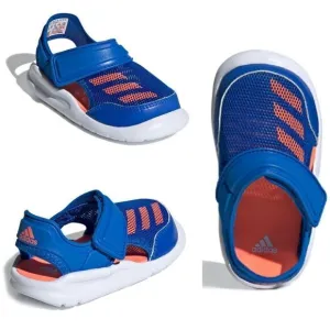 ADIDAS FortaSwim I Toddler Kids Swim Ready Sandals in Blue/Coral