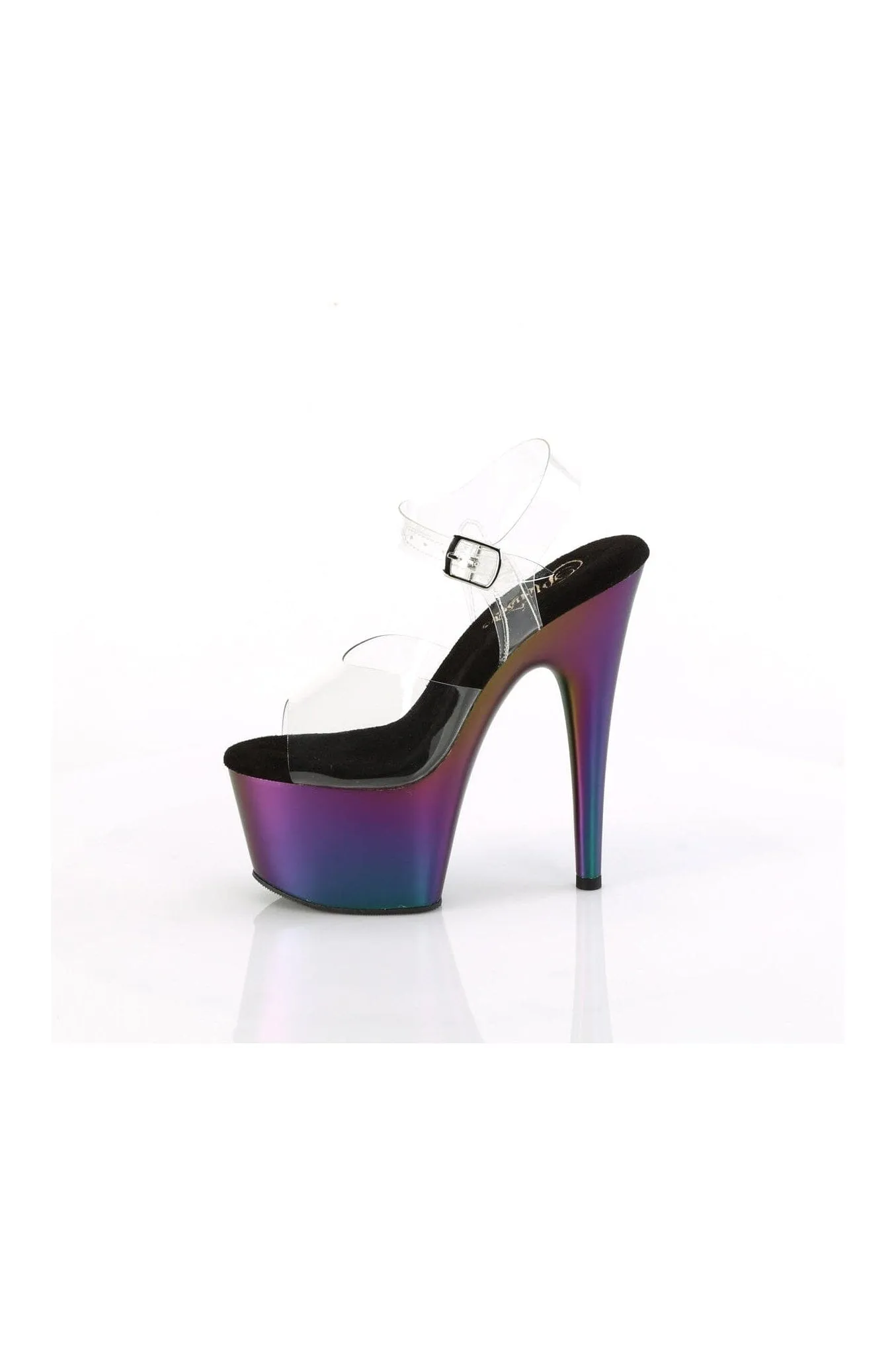 ADORE-708MCH Clear Vinyl Sandal