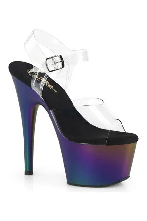 ADORE-708MCH Clear Vinyl Sandal
