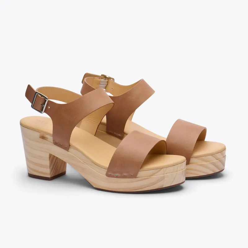 All-Day Open Toe Clog Almond