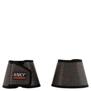 Anky black champagne glitter overreach boots 1 XL left
