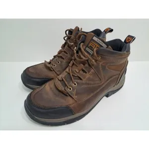 ARIAT Terrain Hiking Boots Men's 10EE WIDE Brown Waterproof Western Leather ATS