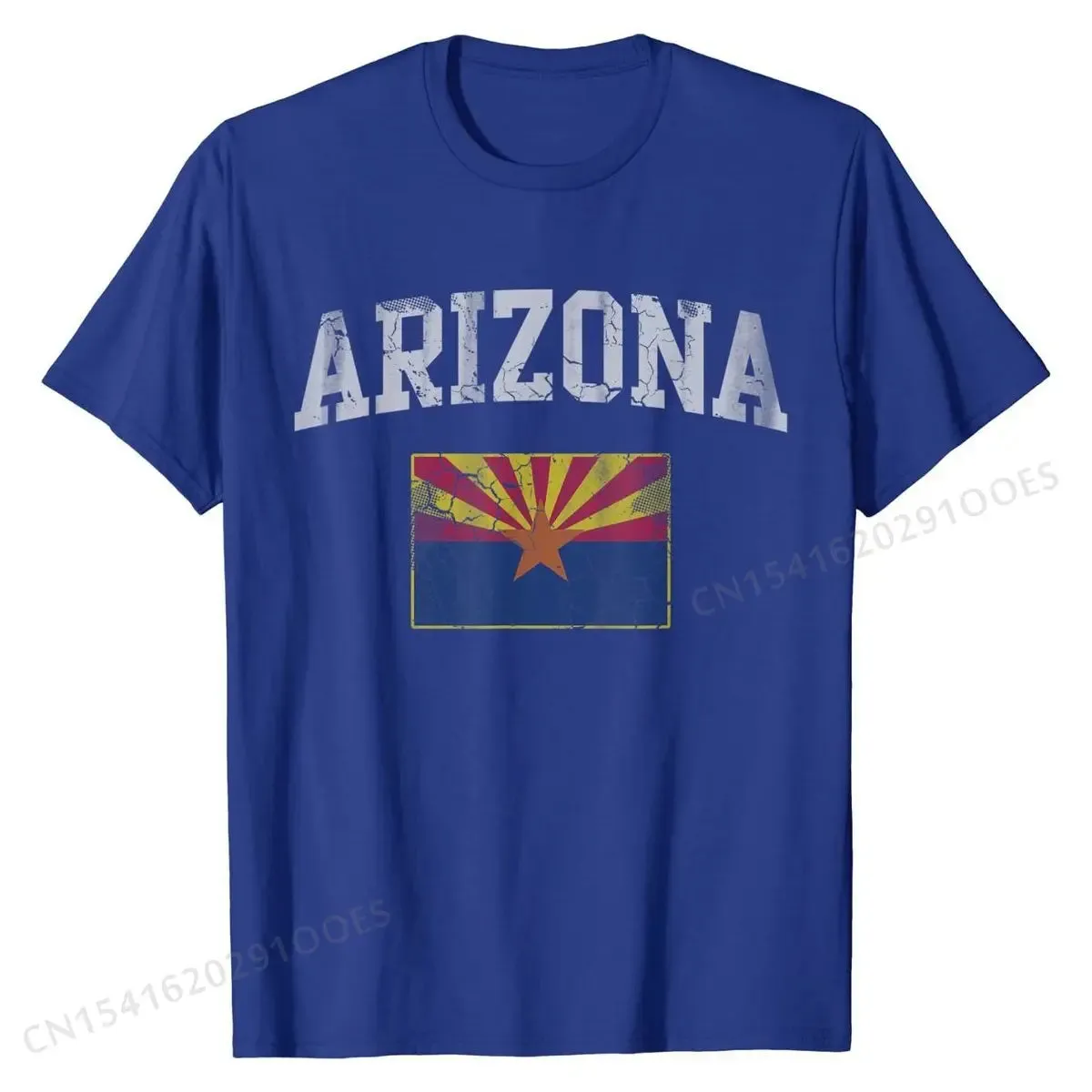 Arizona Flag Retro T-Shirt – Custom Cotton Tee for Men, Women & Kids | Fashionable Gift Tops