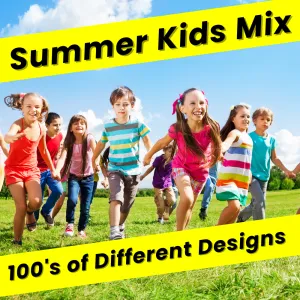 Assorted Kids Spring/ Summer Clothing Samples – "One-Off Designs" Parcel of 100
