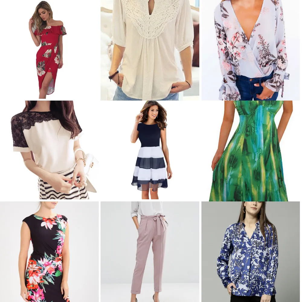 Assorted Spring/ Summer Clothing Samples – "One-Off Designs" Parcel of 100