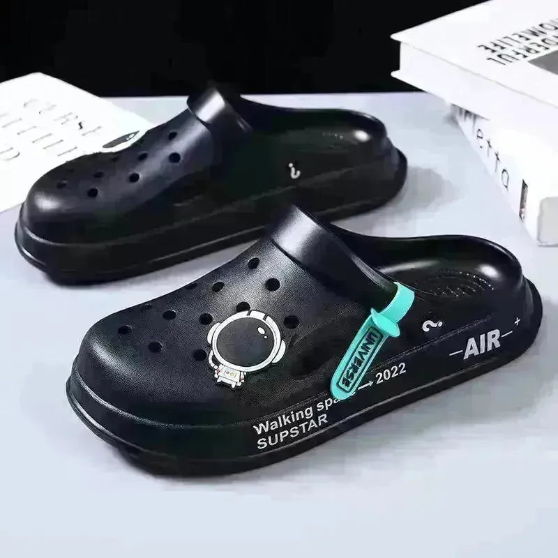 Astronaut Decor Slippers Summer Indoor Home Shoes Outdoor Garden Clogs Shoes