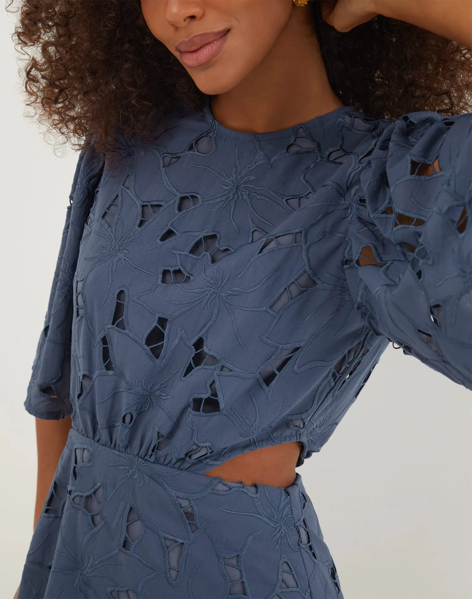 Babi Short Dress - Bayside