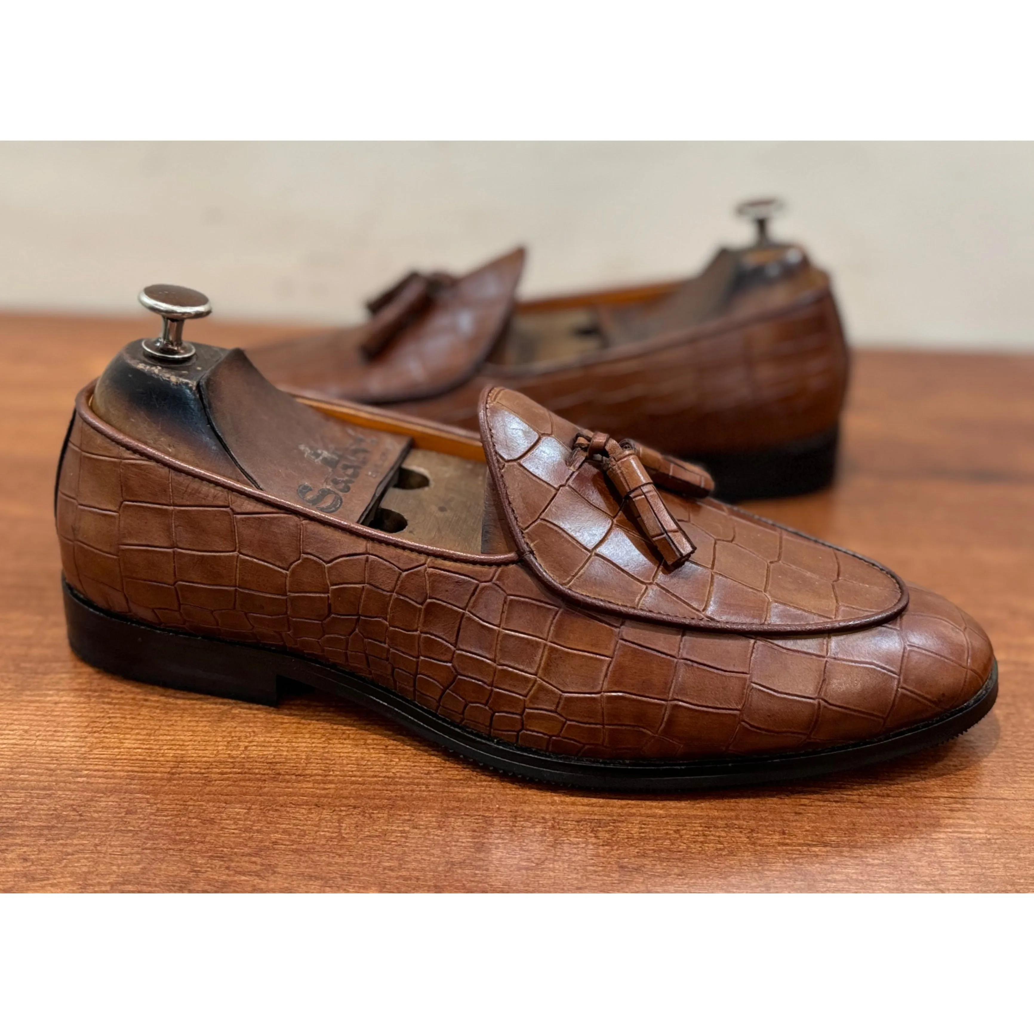 Belgian Loafers Tan Crco