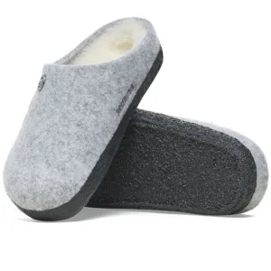Birkenstock Zermatt Kids Shearling Wool Felt clogs size 12c
