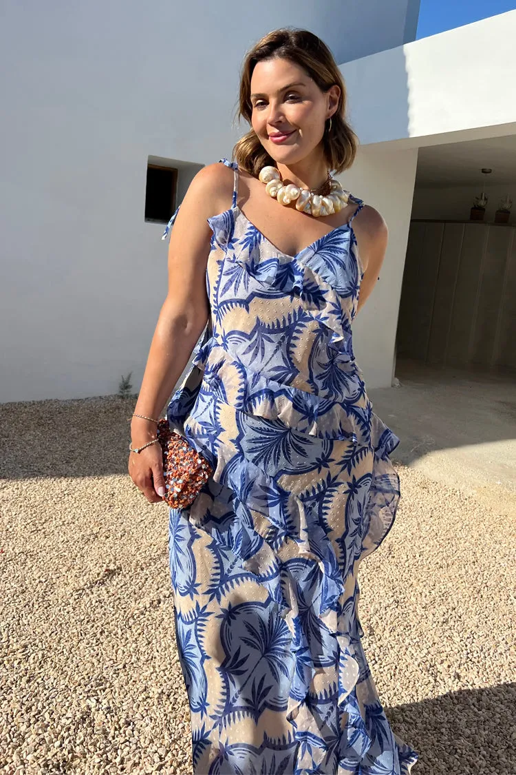 Blue Palm Faro Maxi Dress