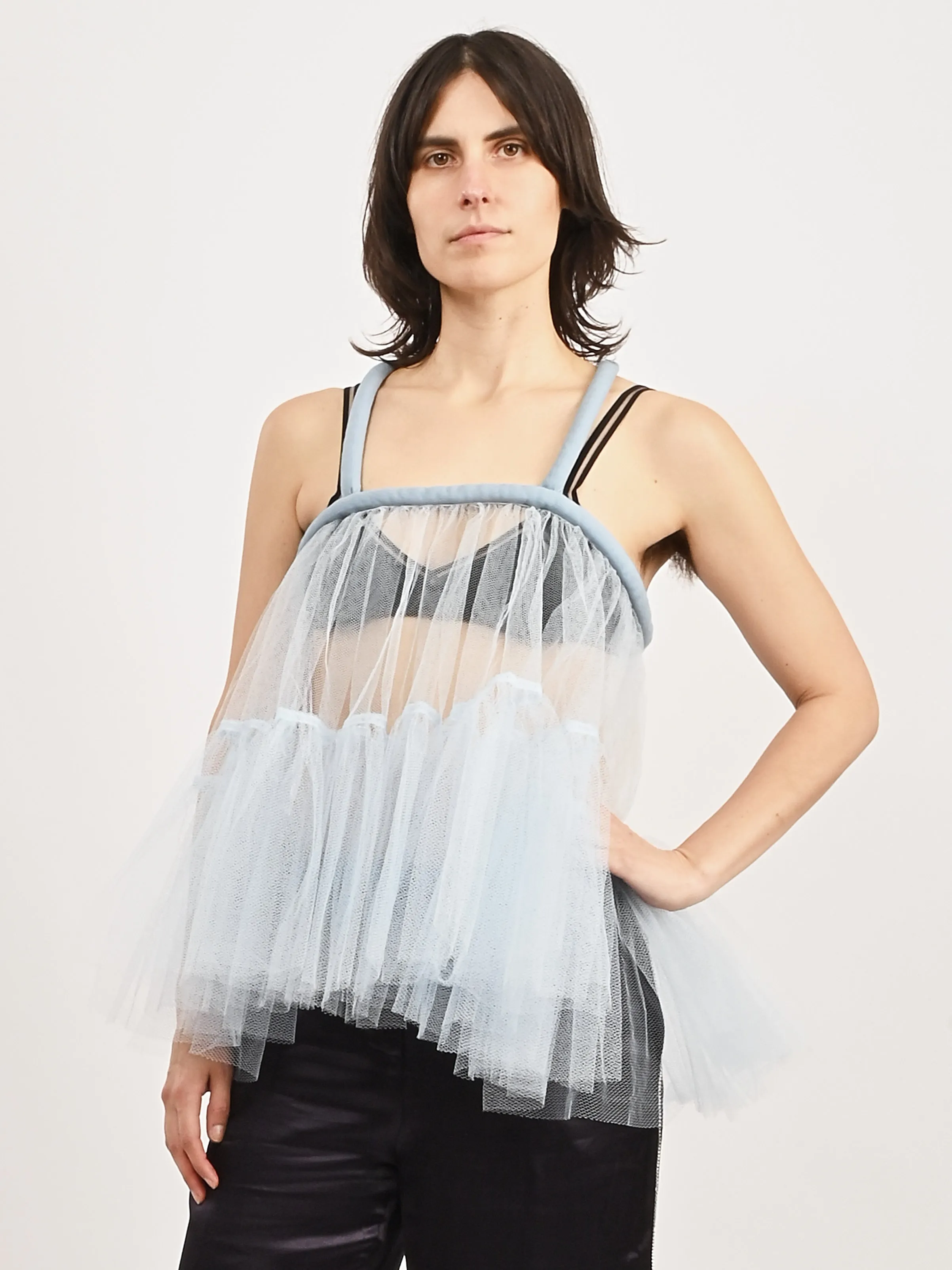 Blue Sheer Top/Dress