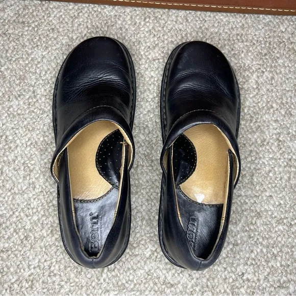 Born leather clogs