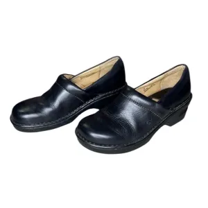 Born leather clogs