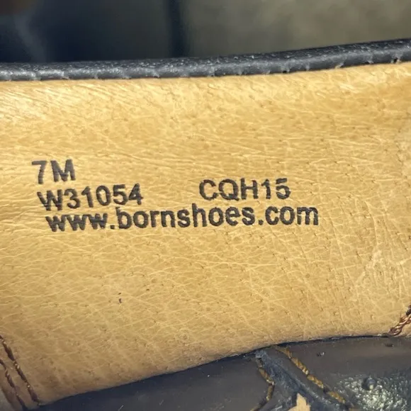 Born leather clogs