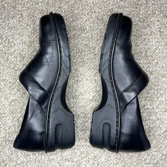Born leather clogs