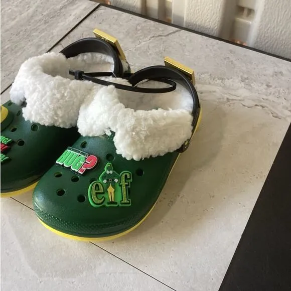 Buddy The Elf × Crocs Lined Clogs Kid's Size 11 new casual