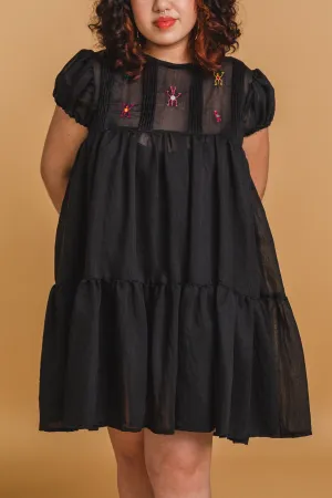 Cadena Mini Dress - Black