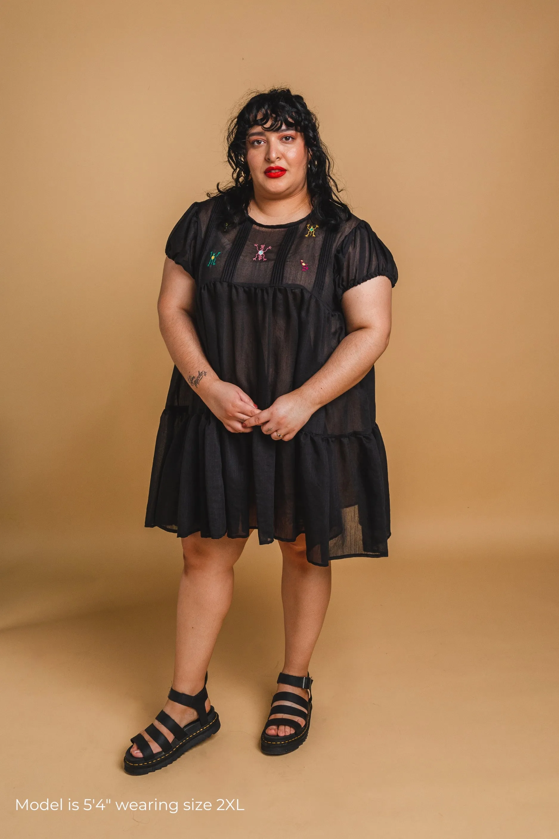 Cadena Mini Dress - Black