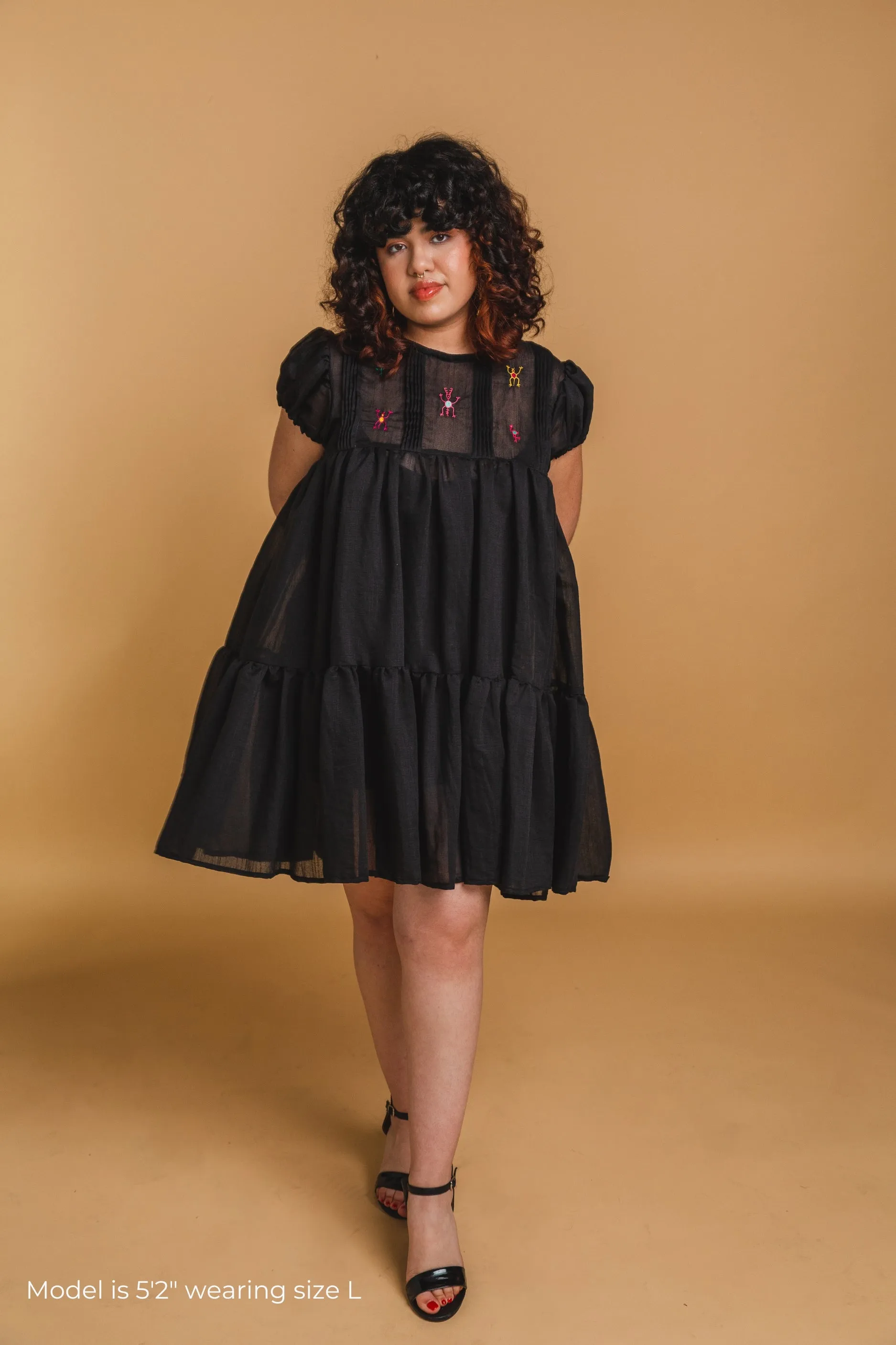 Cadena Mini Dress - Black