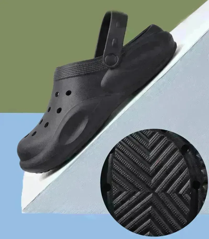 Casual Beach Baotou Sandals Non-slip Garden Clogs Shoes for Summer 2025