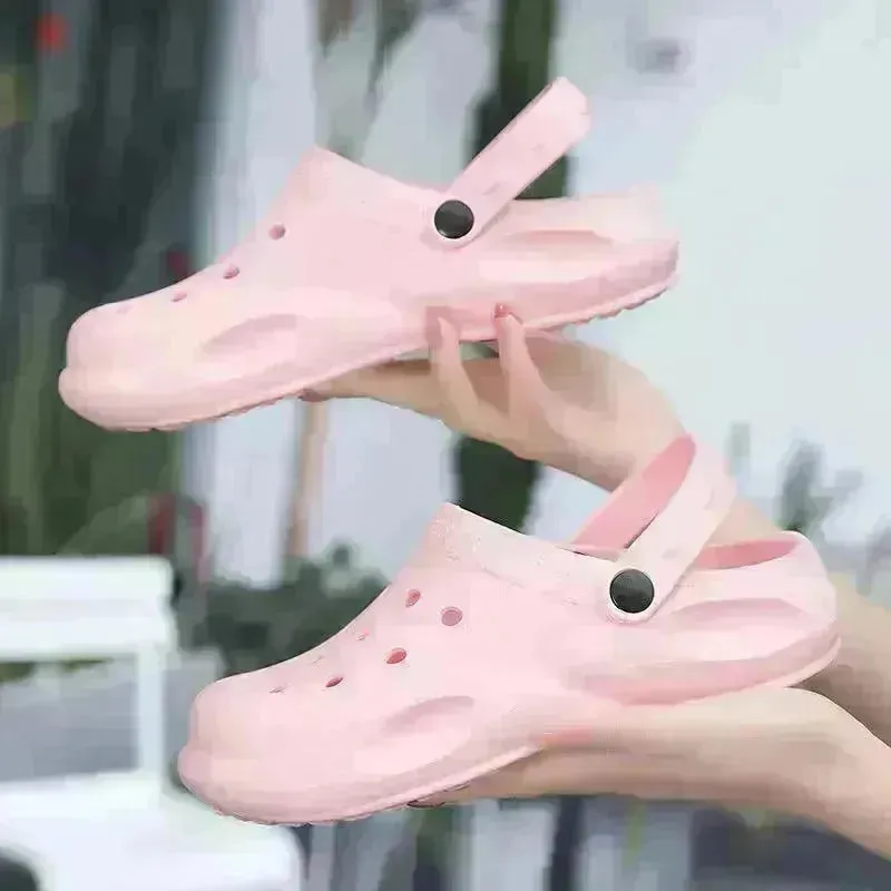 Casual Beach Baotou Sandals Non-slip Garden Clogs Shoes for Summer 2025