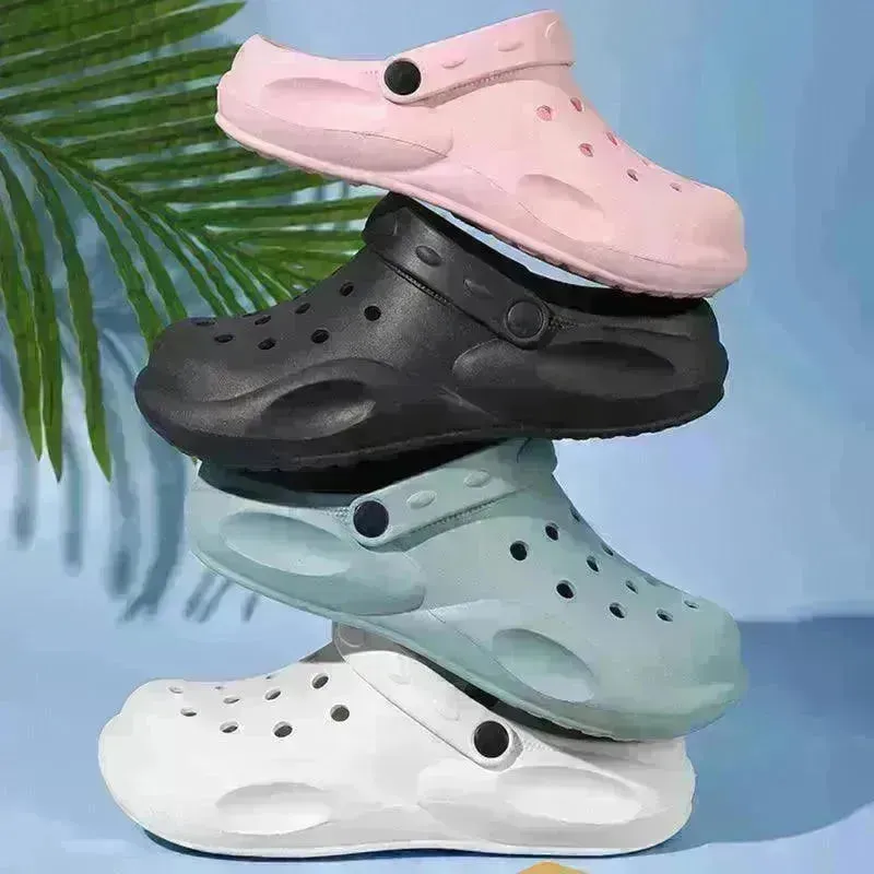 Casual Beach Baotou Sandals Non-slip Garden Clogs Shoes for Summer 2025