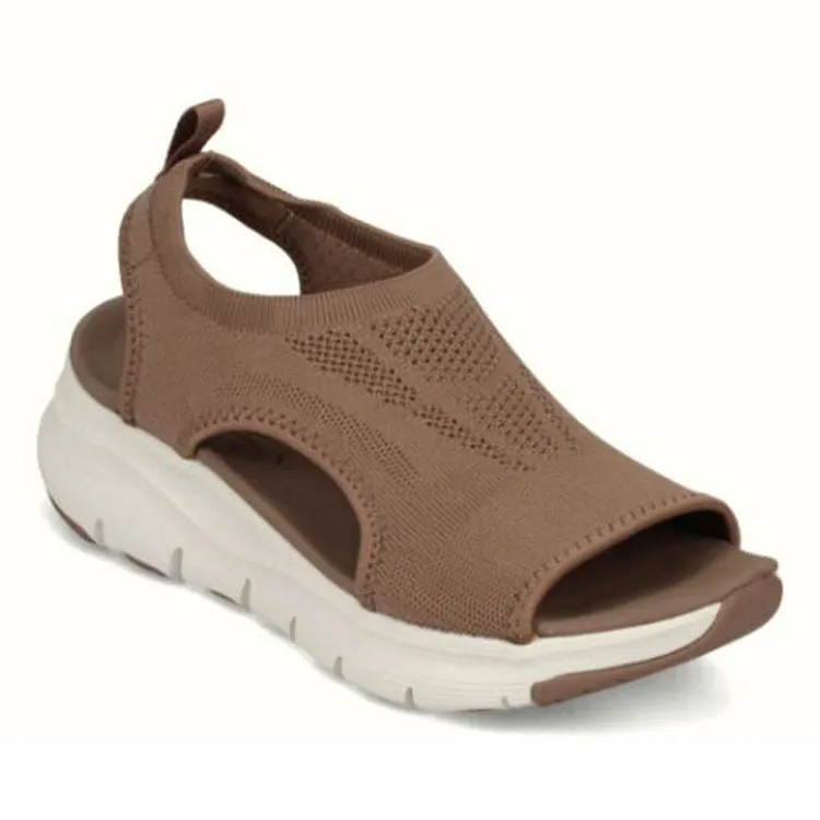 Casual Flying Woven Hollow Fish Mouth Beach Women's Sports Sandals