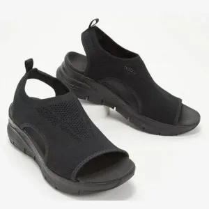 Casual Flying Woven Hollow Fish Mouth Beach Women's Sports Sandals
