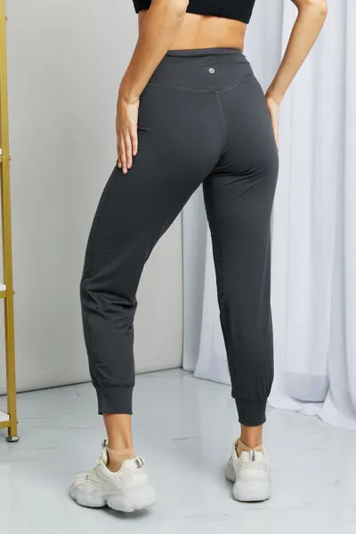 Charlize Leggings Depot Full Size Wide Waistband Cropped Joggers -- Deal of the day!