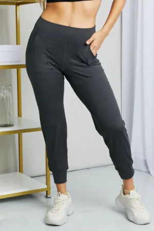 Charlize Leggings Depot Full Size Wide Waistband Cropped Joggers -- Deal of the day!