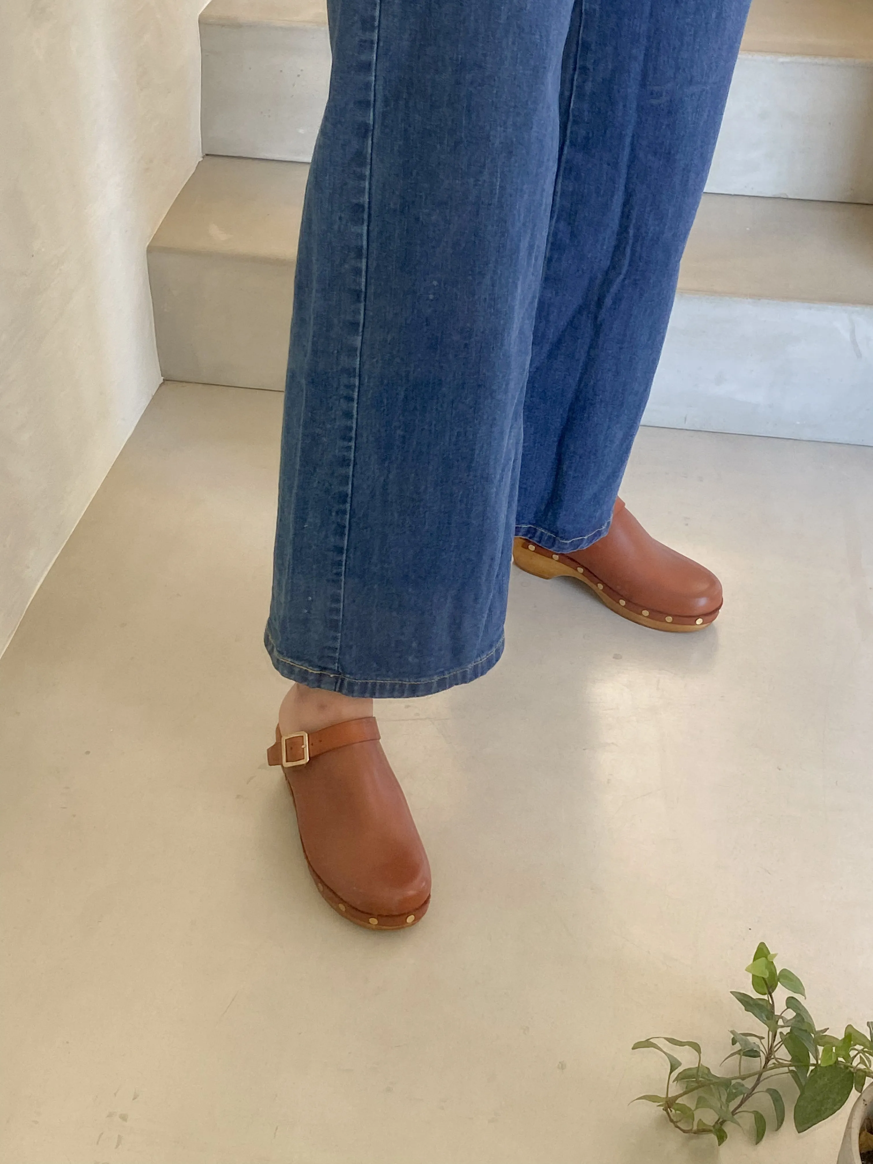 Cognac Clogs