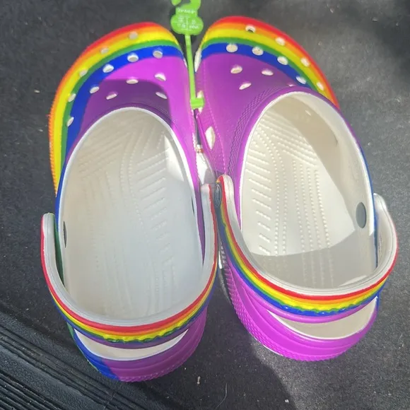 COPY - Kids Rainbow Clogs