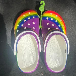 COPY - Kids Rainbow Clogs