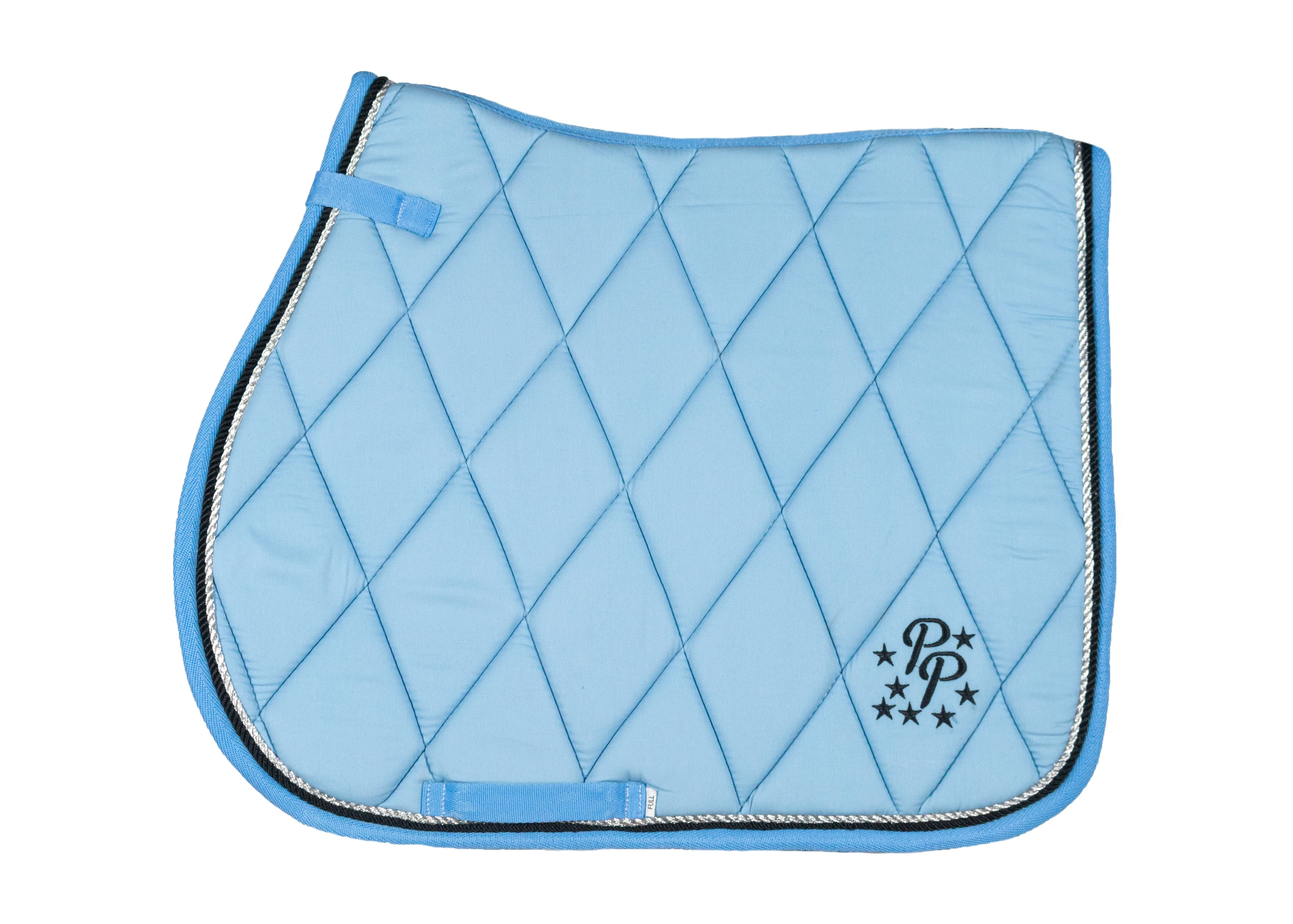 Cornflower/Baby Blue Saddle Pads - Jump, GP, and Dressage cuts