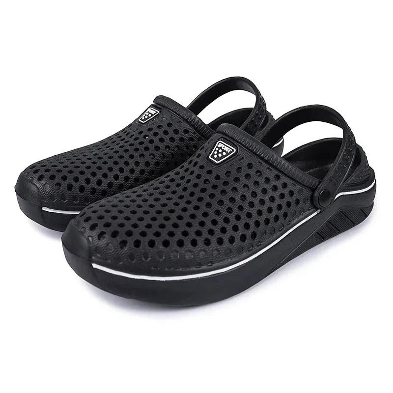 Couple’s EVA Clog Slippers Women Flat Sandals Man Summer Slippers Garden Shoes Outdoor Beach Clogs Home Slide Slip-on Shoes