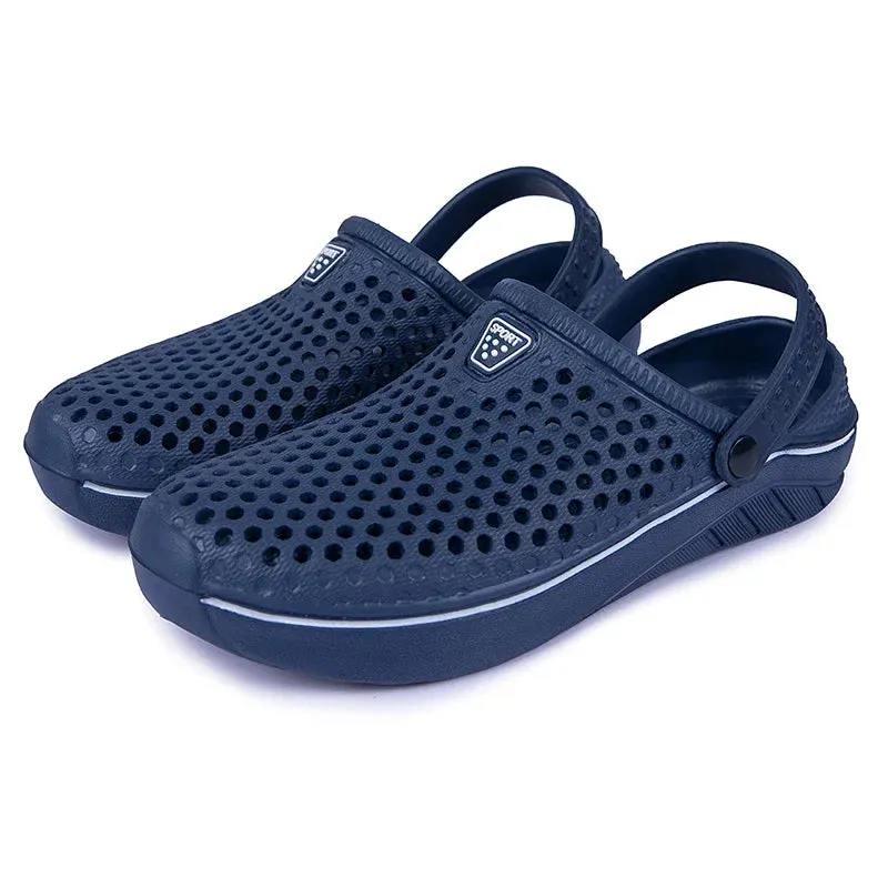 Couple’s EVA Clog Slippers Women Flat Sandals Man Summer Slippers Garden Shoes Outdoor Beach Clogs Home Slide Slip-on Shoes