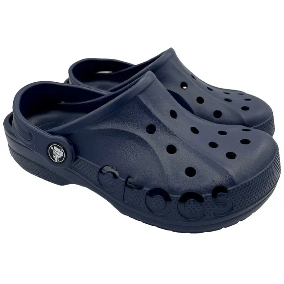 Crocs Baya kids unisex blue clogs Size 3
