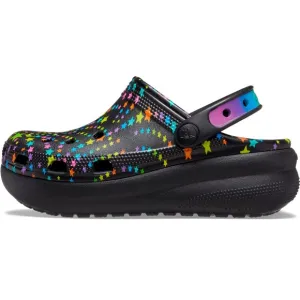 Crocs Child Cutie Crush Disco Dance Party  star platform Clogs girls size 11