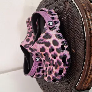 Crocs Classic Animal Print Clogs Girls Junior Size 2
