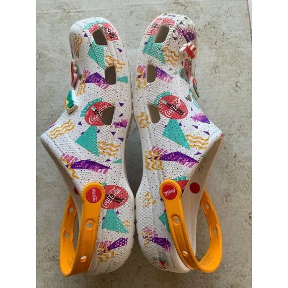 Crocs Coca-Cola Classic 90S Clogs White sz 13