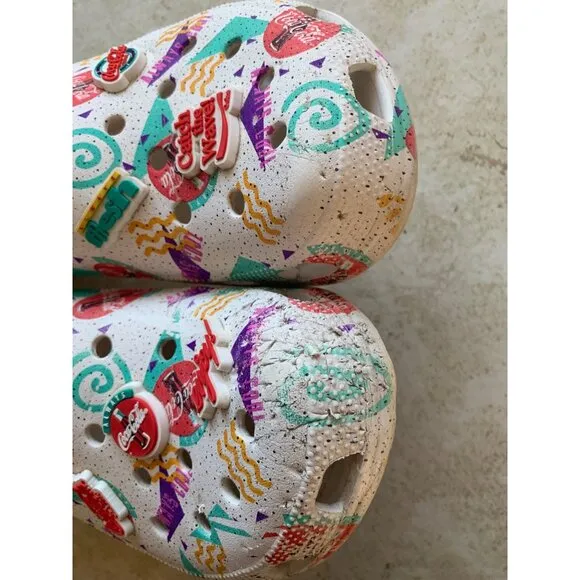 Crocs Coca-Cola Classic 90S Clogs White sz 13