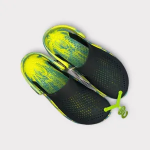 Crocs LiteRide Green &amp; Black Clogs