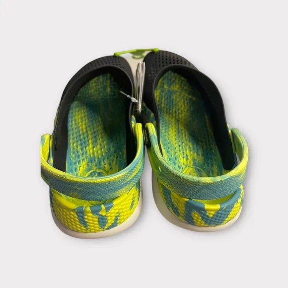 Crocs LiteRide Green &amp; Black Clogs