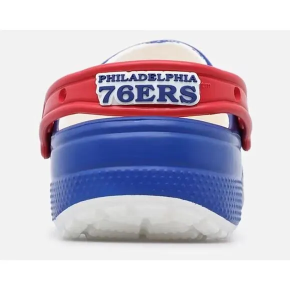 Crocs NBA Philadelphia‎ 76ers Classic Clogs 208901-100 Men Size 10 BRAND NEW
