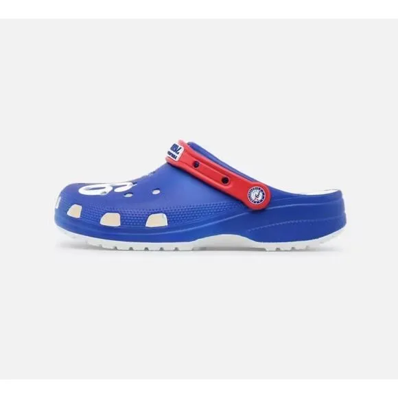 Crocs NBA Philadelphia‎ 76ers Classic Clogs 208901-100 Men Size 10 BRAND NEW
