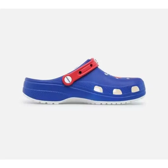 Crocs NBA Philadelphia‎ 76ers Classic Clogs 208901-100 Men Size 10 BRAND NEW