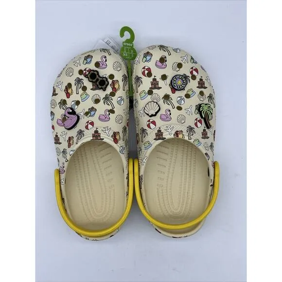 Crocs Spring Break Pool Party Clogs Kids J3 EUR 34-35 NWT